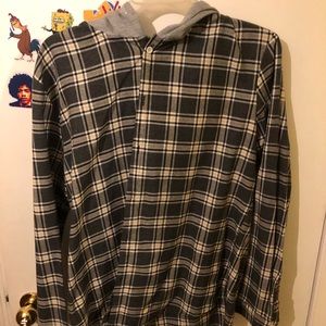 Flannel hoodie